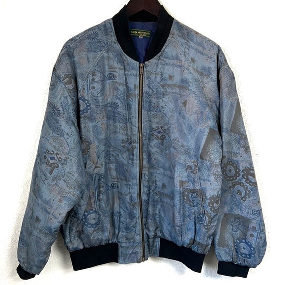 Other - Vintage bomber jacket silk